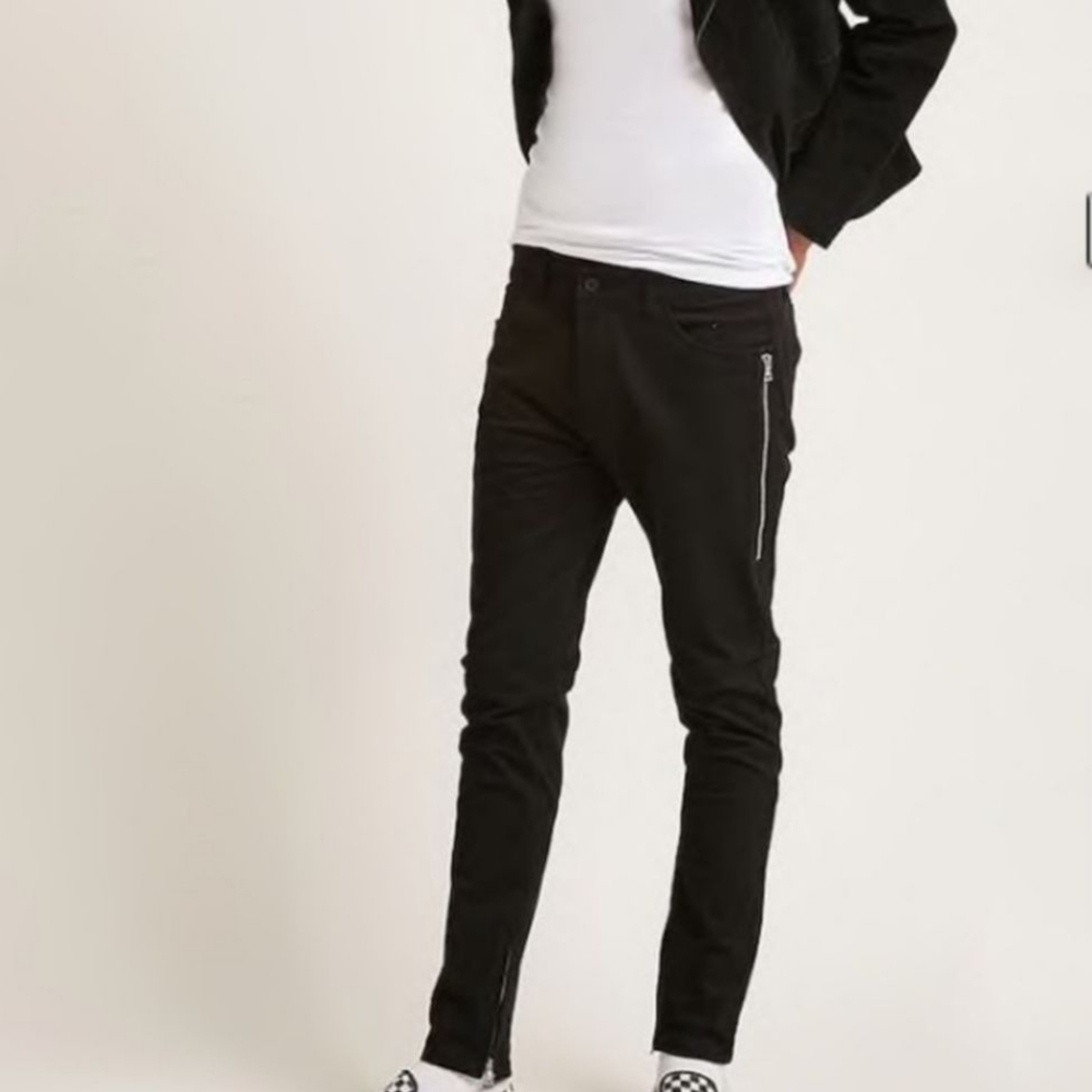 Men's Forever21 Skinny Black Pants/Jeans